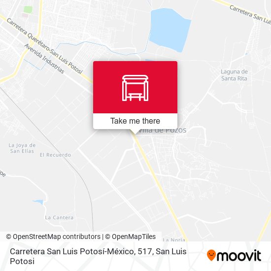 Mapa de Carretera San Luis Potosí-México, 517