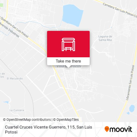 Cuartel Cruces Vicente Guerrero, 115 map