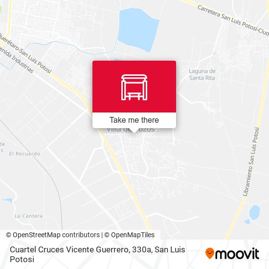 Cuartel Cruces Vicente Guerrero, 330a map
