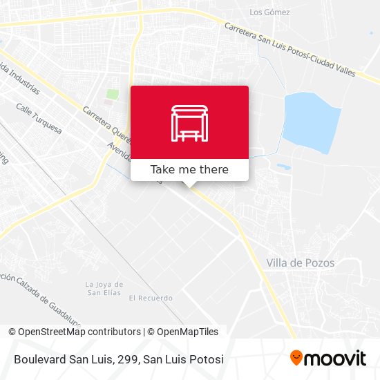 Boulevard San Luis, 299 map