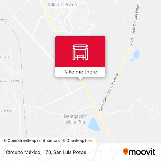 Circuito México, 170 map