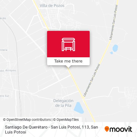 Santiago De Querétaro - San Luis Potosí, 113 map