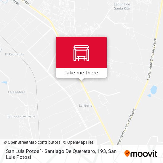 Mapa de San Luis Potosí - Santiago De Querétaro, 193