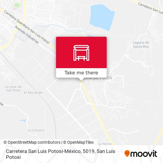 Carretera San Luis Potosí-México, 5019 map