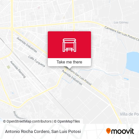 Antonio Rocha Cordero map