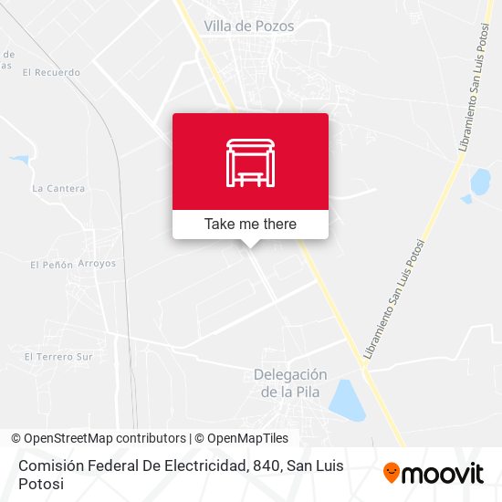 Mapa de Comisión Federal De Electricidad, 840