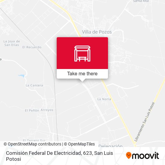 Comisión Federal De Electricidad, 623 map