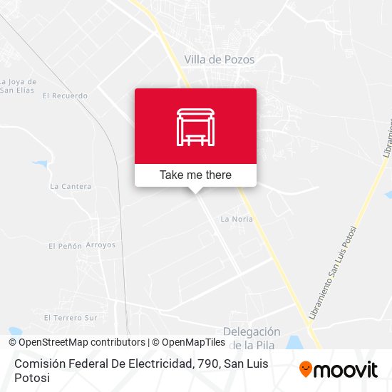 Comisión Federal De Electricidad, 790 map