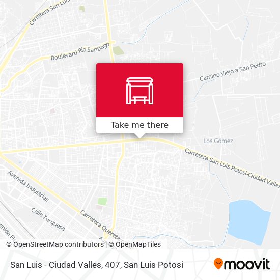 Mapa de San Luis - Ciudad Valles, 407
