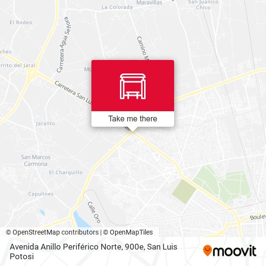 Mapa de Avenida Anillo Periférico Norte, 900e