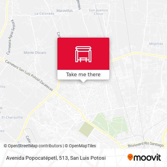 Avenida Popocatépetl, 513 map