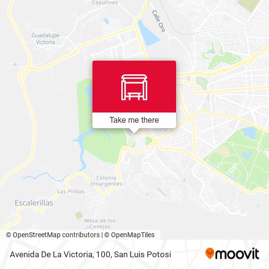 Avenida De La Victoria, 100 map