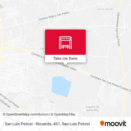 Mapa de San Luis Potosi - Rioverde, 401