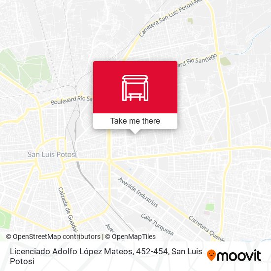 Mapa de Licenciado Adolfo López Mateos, 452-454