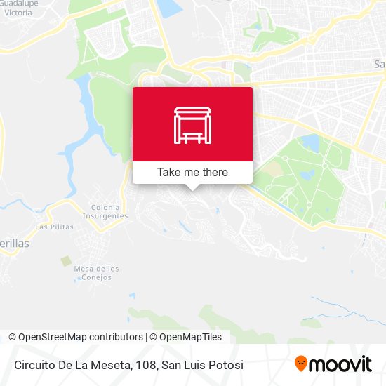 Circuito De La Meseta, 108 map