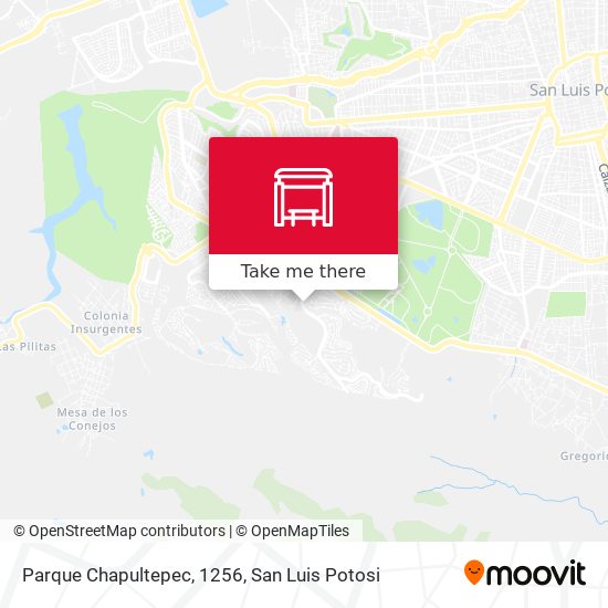 Parque Chapultepec, 1256 map