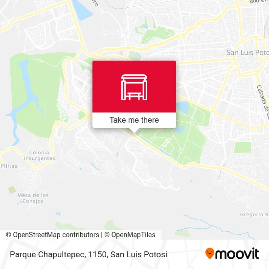 Parque Chapultepec, 1150 map