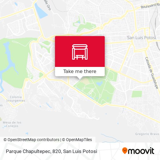 Parque Chapultepec, 820 map