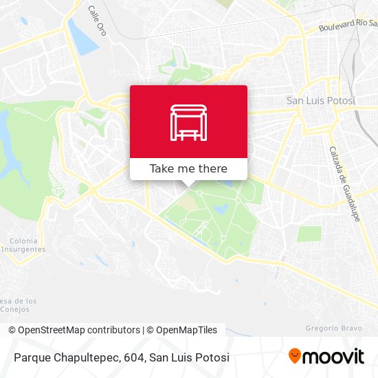 Mapa de Parque Chapultepec, 604
