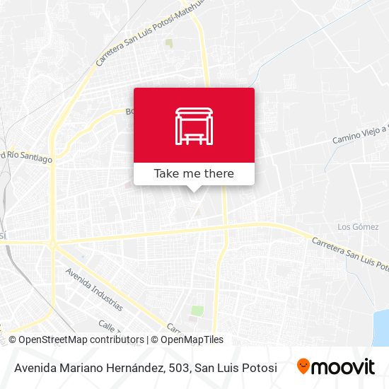 Mapa de Avenida Mariano Hernández, 503