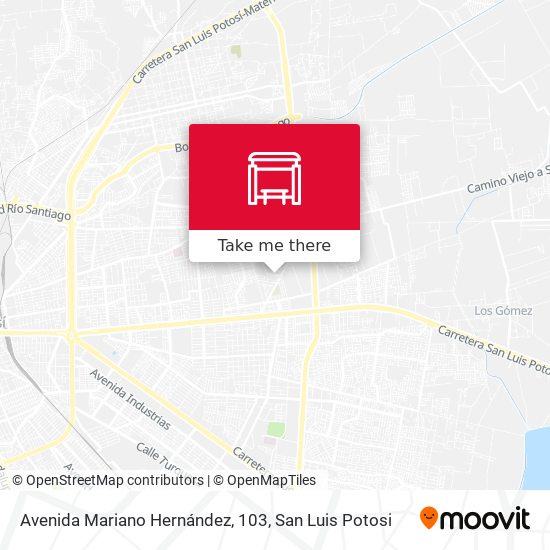 Mapa de Avenida Mariano Hernández, 103