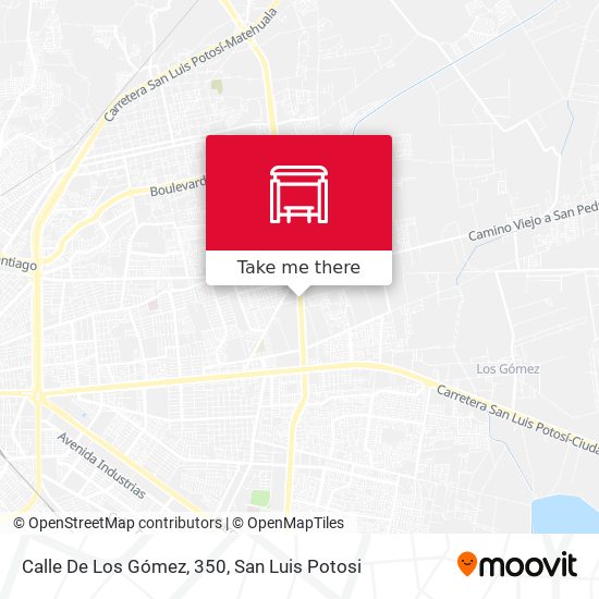 Calle De Los Gómez, 350 map