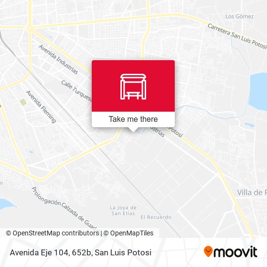 Mapa de Avenida Eje 104, 652b