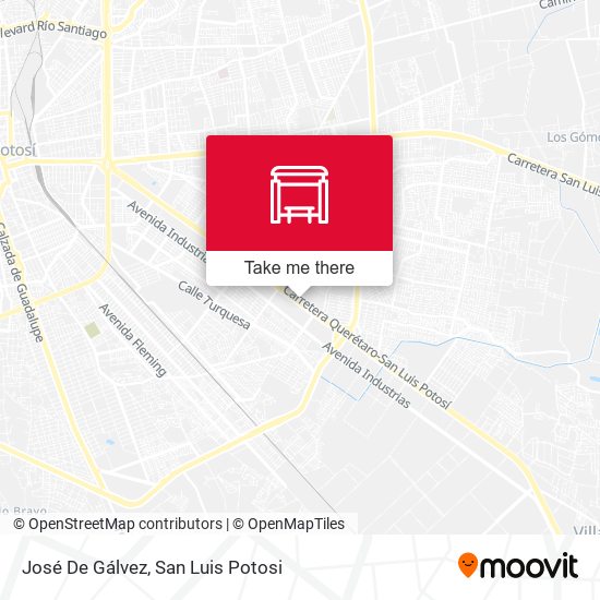 José De Gálvez map