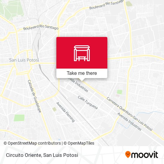 Mapa de Circuito Oriente
