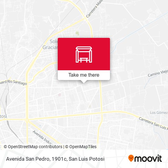 Avenida San Pedro, 1901c map