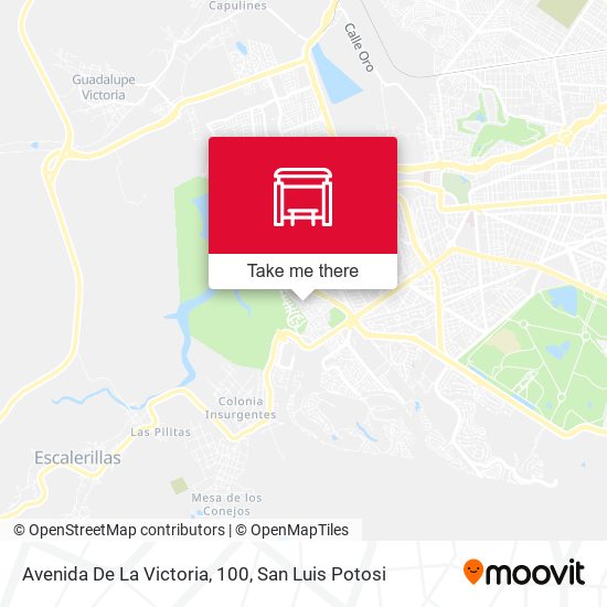 Avenida De La Victoria, 100 map