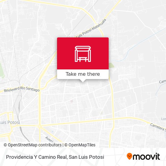 Providencia Y Camino Real map