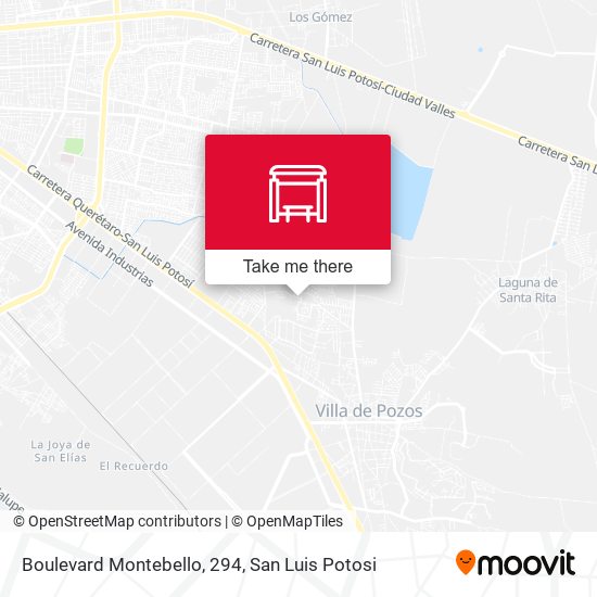 Mapa de Boulevard Montebello, 294