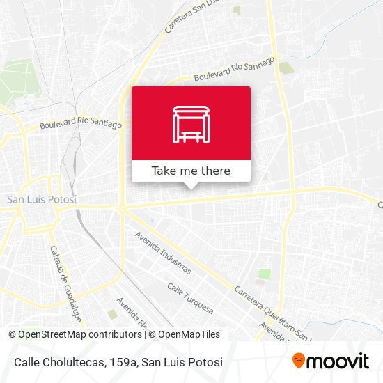 Calle Cholultecas, 159a map