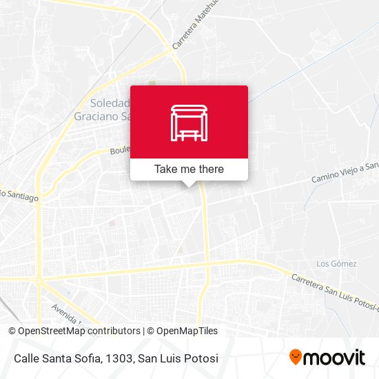 Calle Santa Sofia, 1303 map