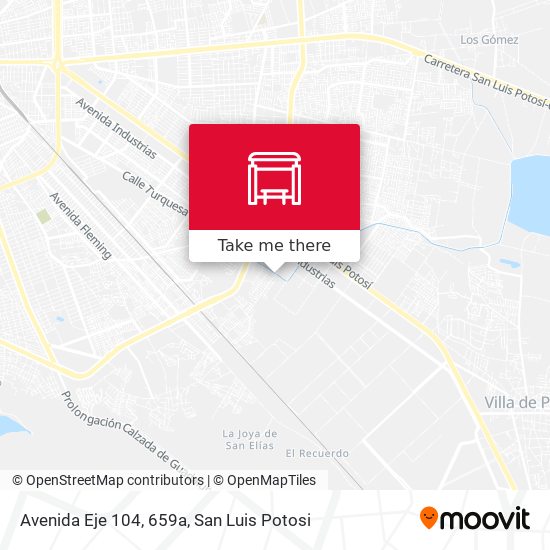 Avenida Eje 104, 659a map