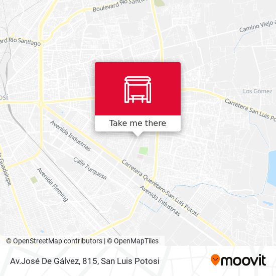 Av.José De Gálvez, 815 map