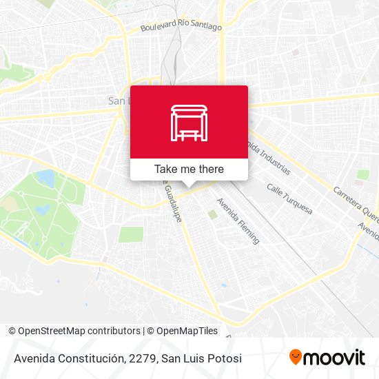 Mapa de Avenida Constitución, 2279