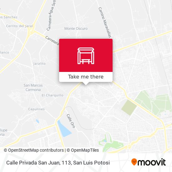 Calle Privada San Juan, 113 map