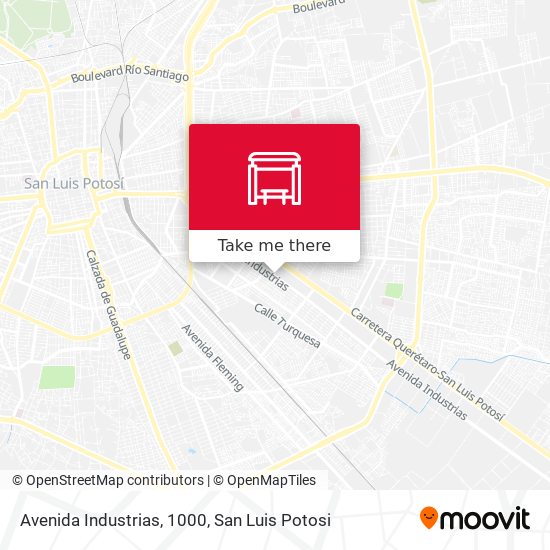 Mapa de Avenida Industrias, 1000
