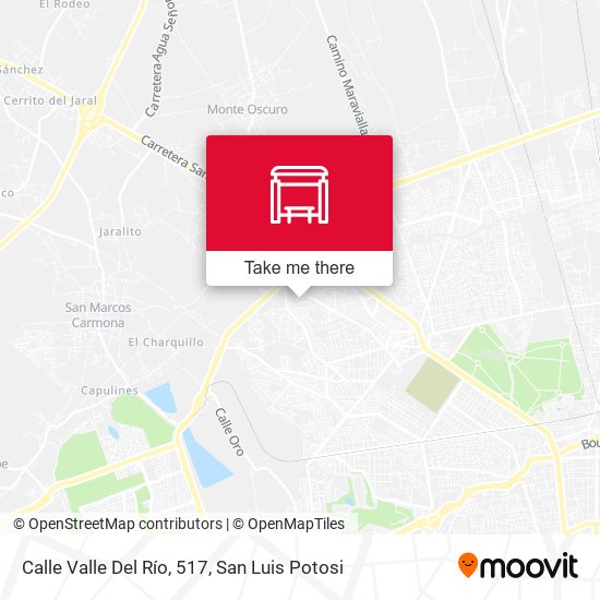 Calle Valle Del Río, 517 map