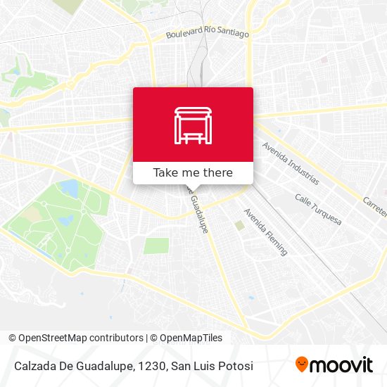 Calzada De Guadalupe, 1230 map