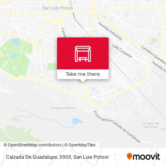 Mapa de Calzada De Guadalupe, 3905