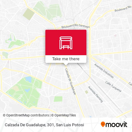 Mapa de Calzada De Guadalupe, 301