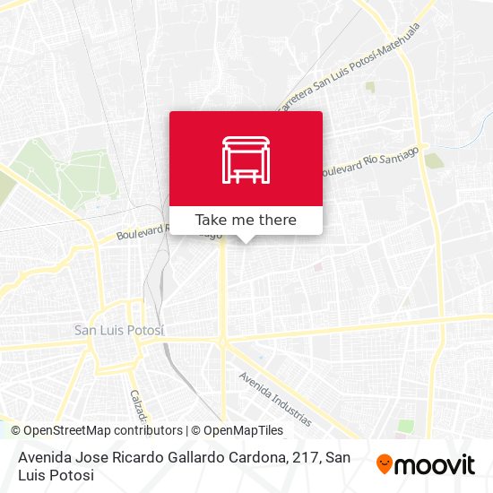 Mapa de Avenida Jose Ricardo Gallardo Cardona, 217