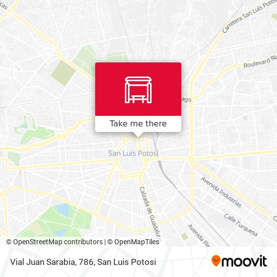 Vial Juan Sarabia, 786 map
