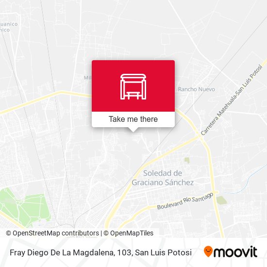 Mapa de Fray Diego De La Magdalena, 103