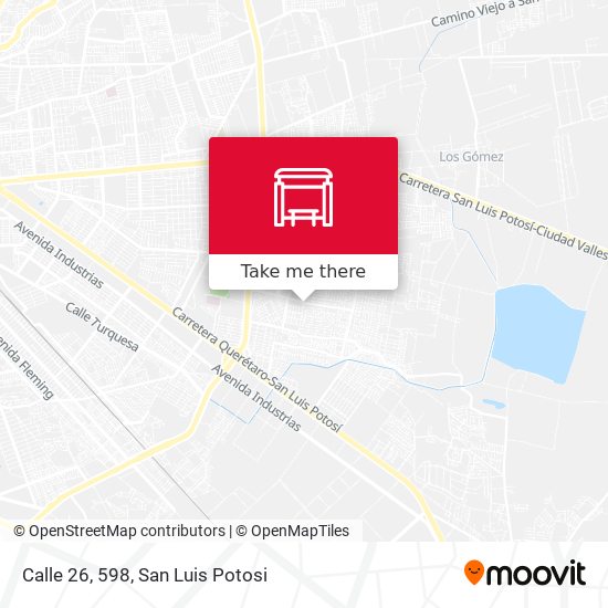 Mapa de Calle 26, 598