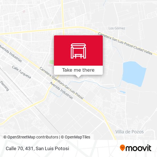 Mapa de Calle 70, 431
