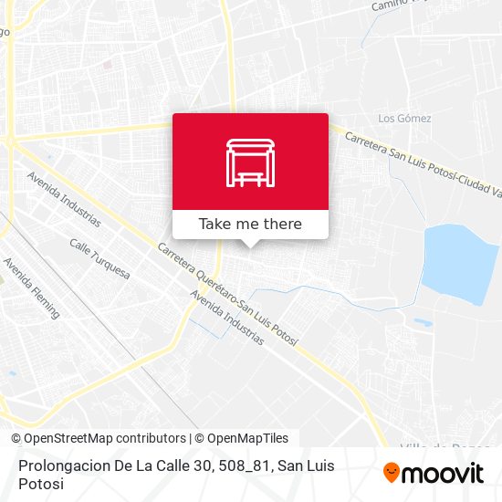Mapa de Prolongacion De La Calle 30, 508_81